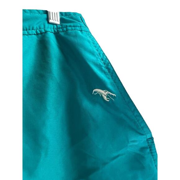 Ted Baker London Teal White Lobster Embroidered Swim Shorts 6 (XXL) - Picture 5 of 14